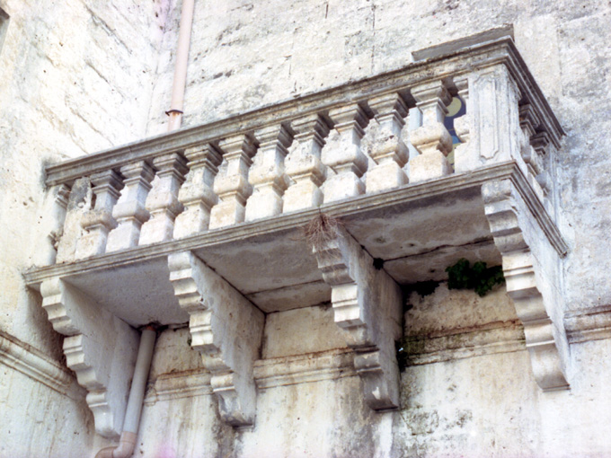 balcone - ambito Italia meridionale (sec. XVII)