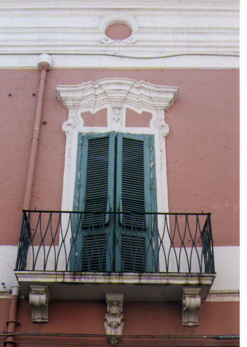 mostra di finestra, serie - ambito Italia meridionale (secc. XVIII/ XIX)