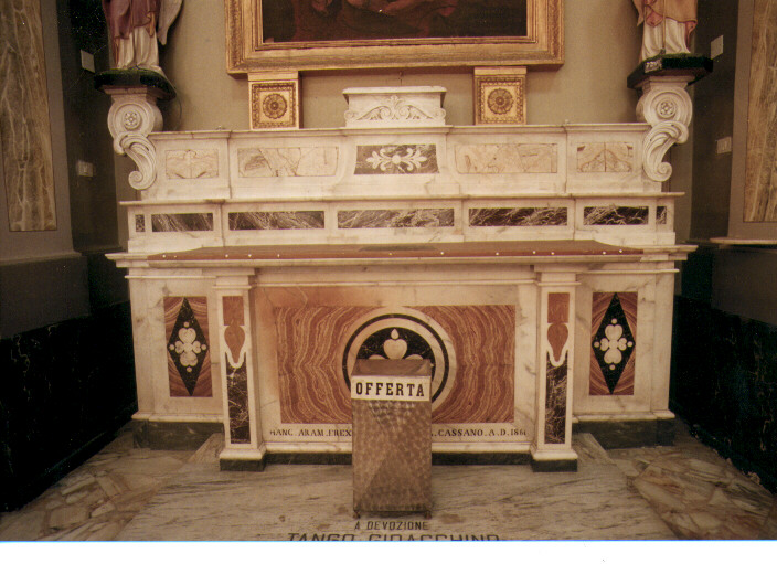 altare - ambito pugliese (sec. XIX)