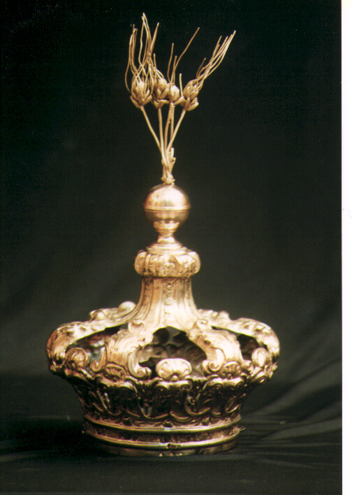 corona da statua - ambito Italia meridionale (sec. XIX)