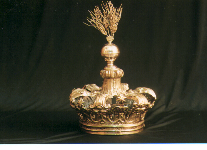 corona da statua - ambito Italia meridionale (sec. XIX)