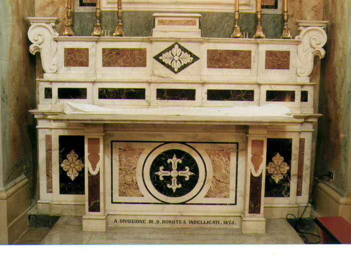 altare - ambito Italia meridionale (sec. XIX)
