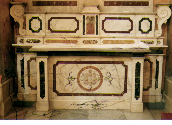 altare - ambito Italia meridionale (sec. XIX)