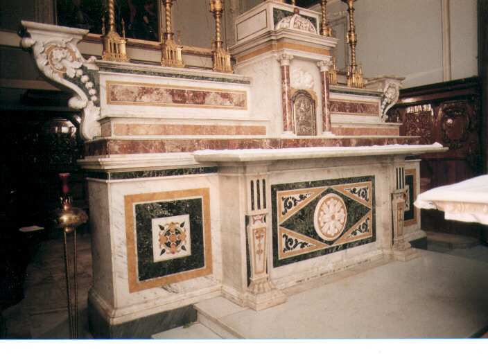 altare maggiore - ambito Italia meridionale (sec. XIX)