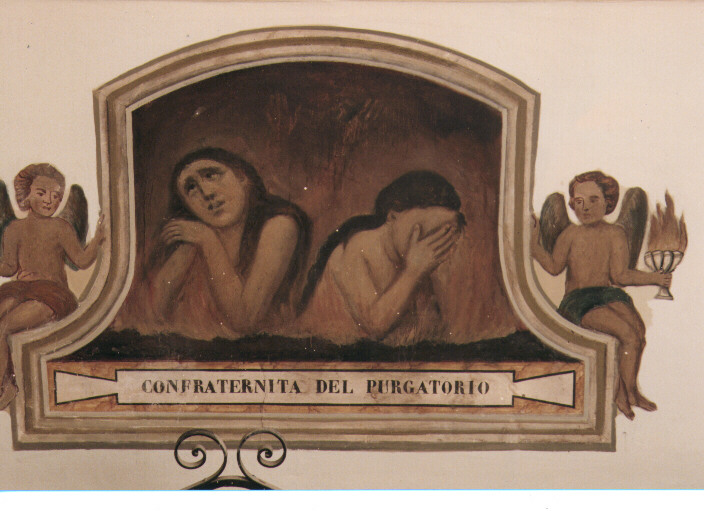 Anime del Purgatorio (dipinto) - ambito Italia meridionale (sec. XIX)
