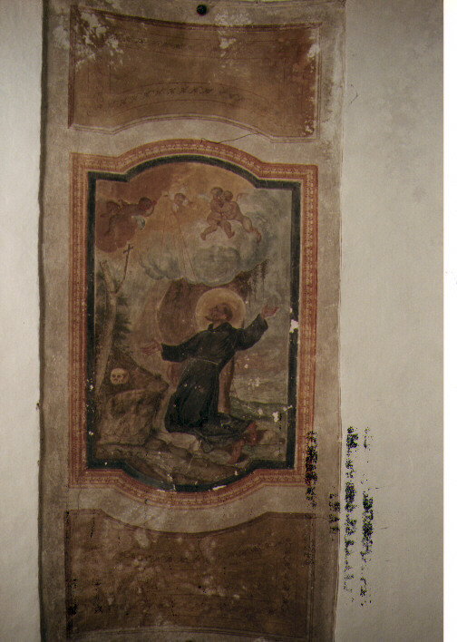 San Francesco d'Assisi riceve le stimmate (dipinto) - ambito Italia meridionale (prima metà sec. XVIII)