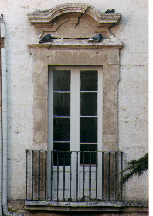 mostra di finestra, serie - ambito Italia meridionale (prima metà sec. XVIII)