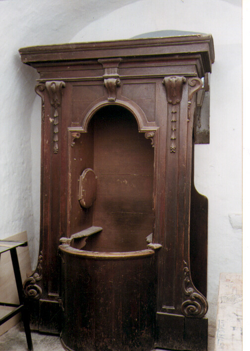 confessionale - ambito Italia meridionale (prima metà sec. XVIII)