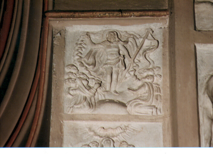 ascensione di Cristo (formella) - ambito Italia meridionale (sec. XVI)