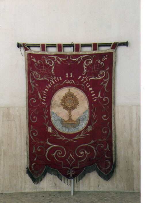 stendardo processionale - ambito Italia meridionale (secc. XIX/ XX)