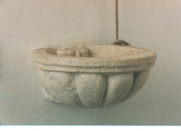 acquasantiera da parete - ambito Italia meridionale (sec. XVII)