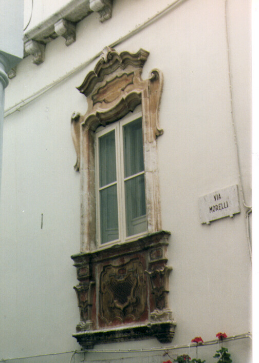 mostra di finestra - ambito Italia meridionale (prima metà sec. XVIII)