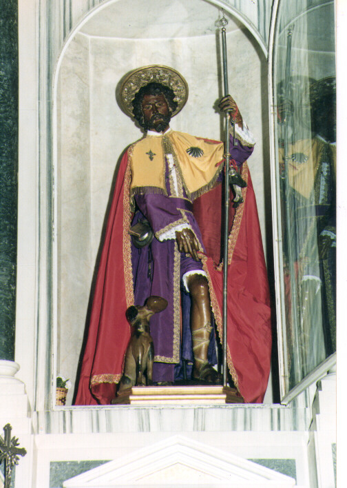 San Rocco (statua) - manifattura napoletana (sec. XVIII)