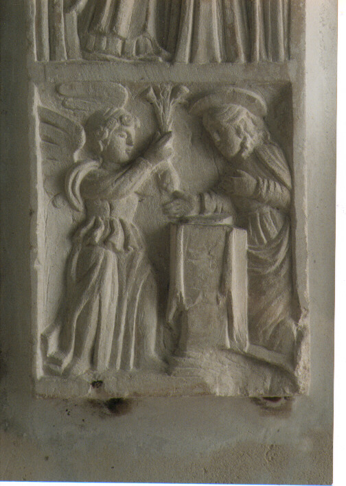 Annunciazione (formella) - ambito Italia meridionale (seconda metà sec. XVI)