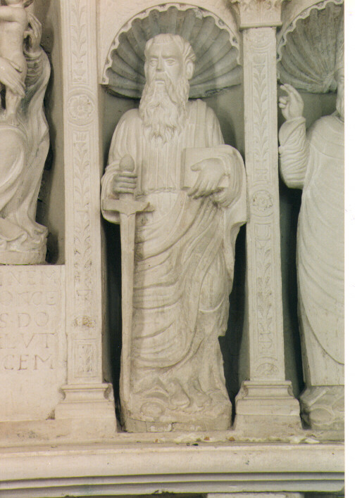 San Paolo (statua) - ambito Italia meridionale (secc. XV/ XVI)