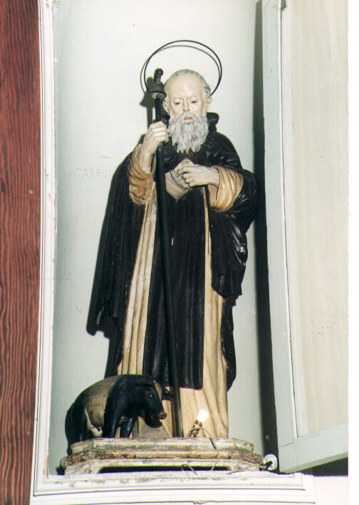 Sant'Antonio Abate (statua) di Semerano Antonio (seconda metà sec. XIX)