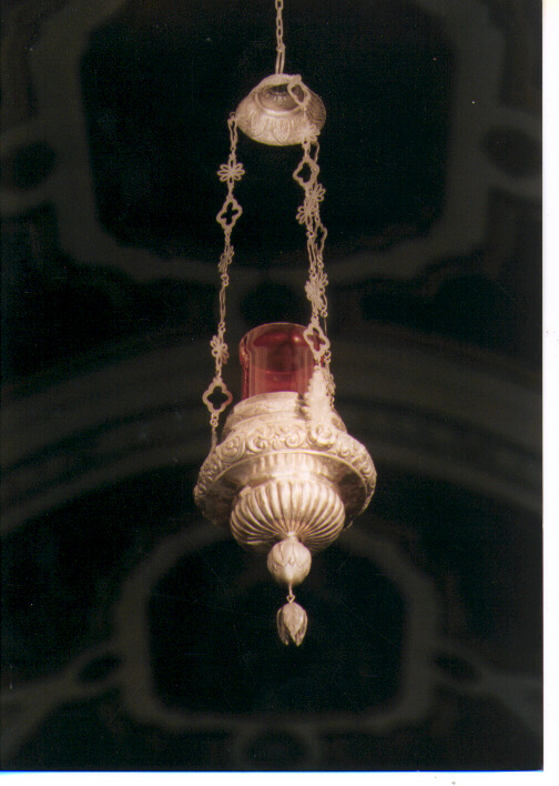 lampada pensile - manifattura Italia meridionale (ultimo quarto sec. XIX)