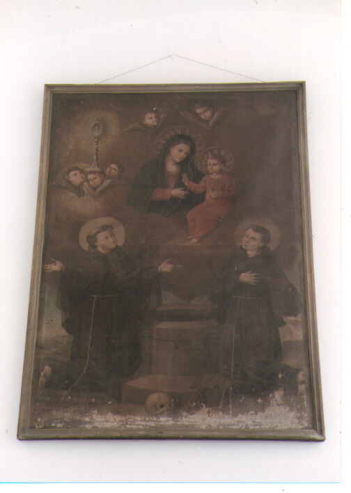 Madonna del Pozzo, Madonna con Bambino e Santi (dipinto) - ambito Italia meridionale (prima metà sec. XIX)