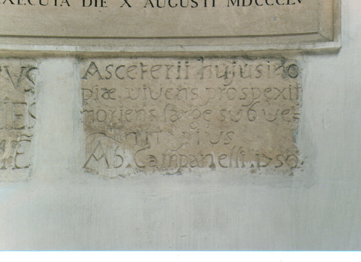 lapide tombale - ambito Italia meridionale (sec. XVIII)