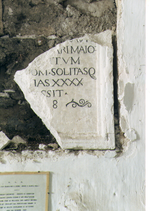 lapide documentaria, frammento - ambito Italia meridionale (sec. XVII)