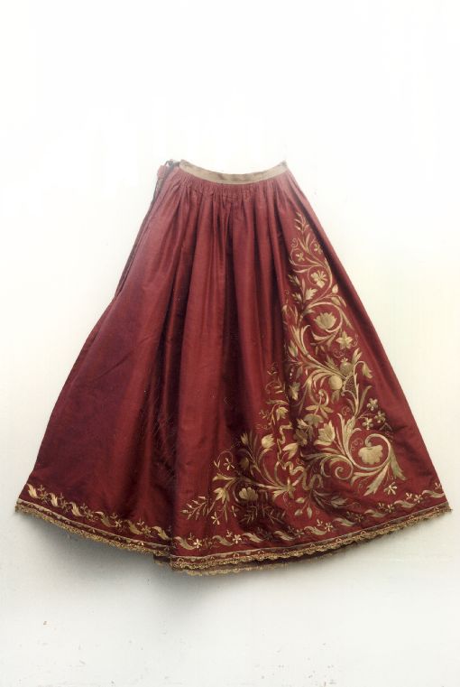 veste da statua, frammento - ambito Italia meridionale (secc. XIX/ XX)