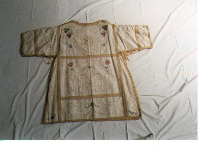 dalmatica - manifattura italiana (secc. XIX/ XX)