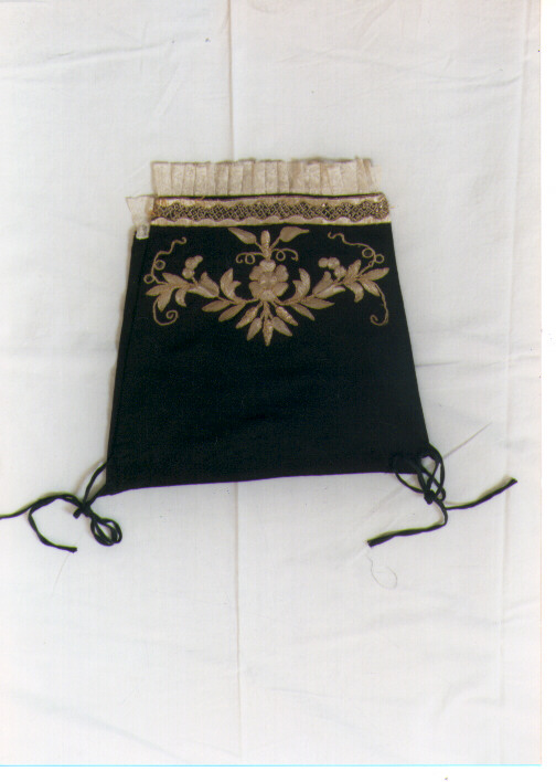 veste da statua, frammento - manifattura Italia meridionale (seconda metà sec. XIX)