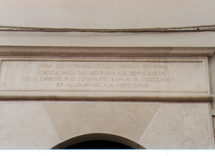 lapide - ambito pugliese (sec. XIX)