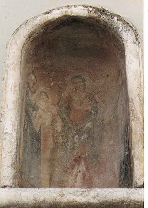 Madonna dei sette dolori e Santi (dipinto) - ambito pugliese (seconda metà sec. XIX)