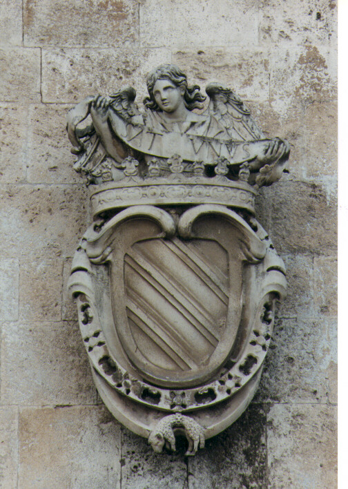 stemma gentilizio della famiglia Filomarino (scultura) - ambito Italia meridionale (seconda metà sec. XVIII)