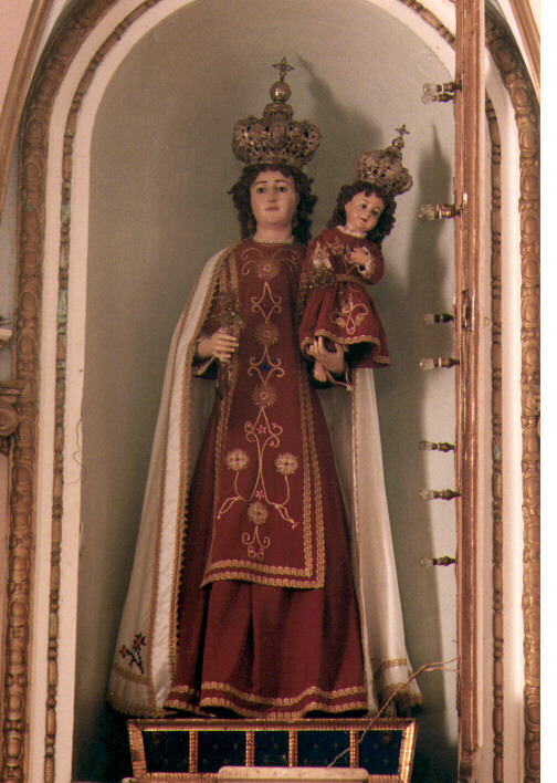 Madonna con Bambino (statua) - ambito Italia meridionale (seconda metà sec. XIX)