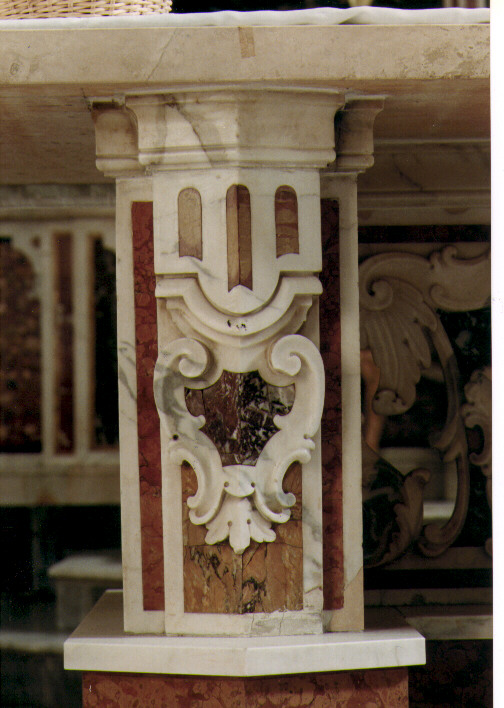 balaustrata, frammento - ambito Italia meridionale (ultimo quarto sec. XVIII)