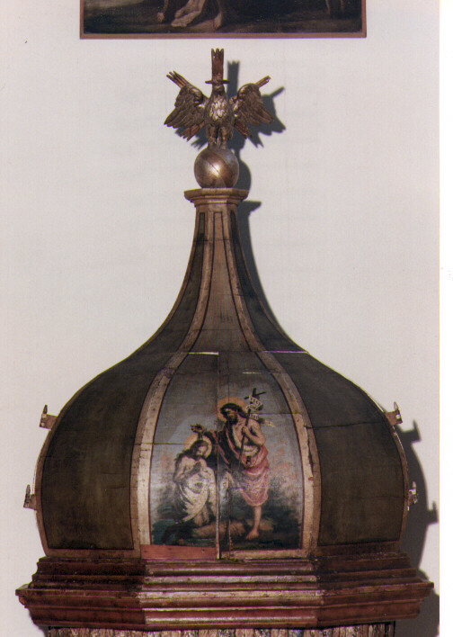 coperchio del fonte battesimale - ambito Italia meridionale (prima metà sec. XVIII)