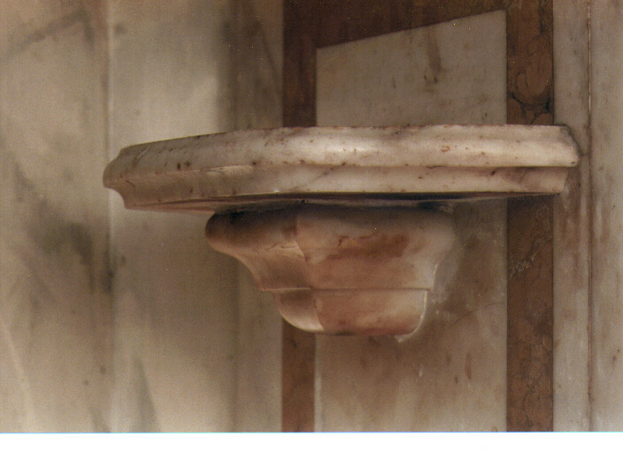 mensola, serie - ambito Italia meridionale (metà sec. XVIII)