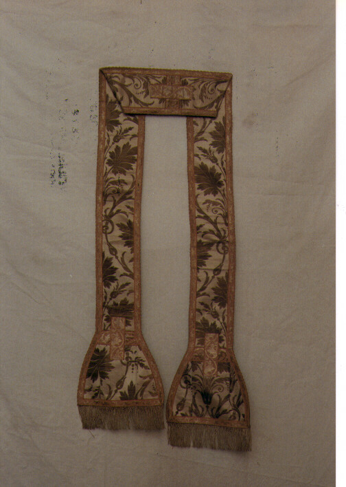 stola - manifattura italiana (seconda metà sec. XIX)