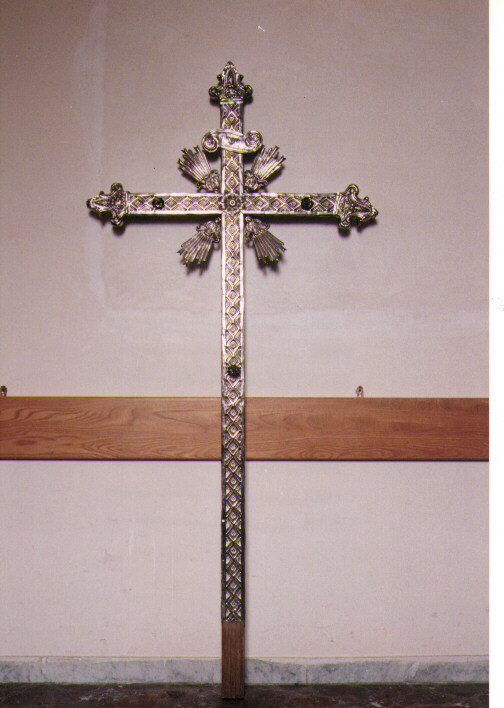 croce processionale - ambito Italia meridionale (prima metà sec. XIX)