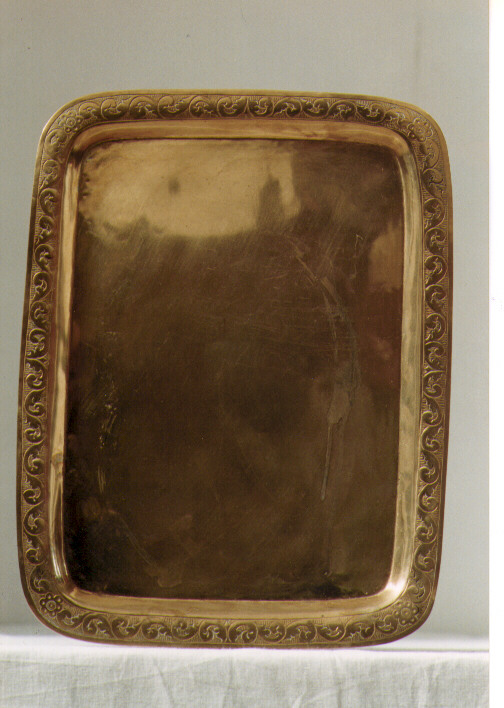 vassoio - ambito Italia meridionale (seconda metà sec. XIX)