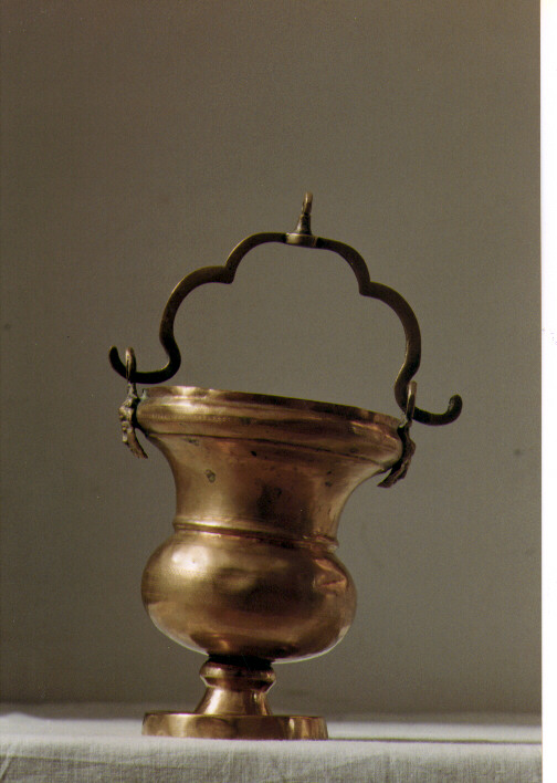 secchiello per l'acqua benedetta - ambito napoletano (metà sec. XIX)