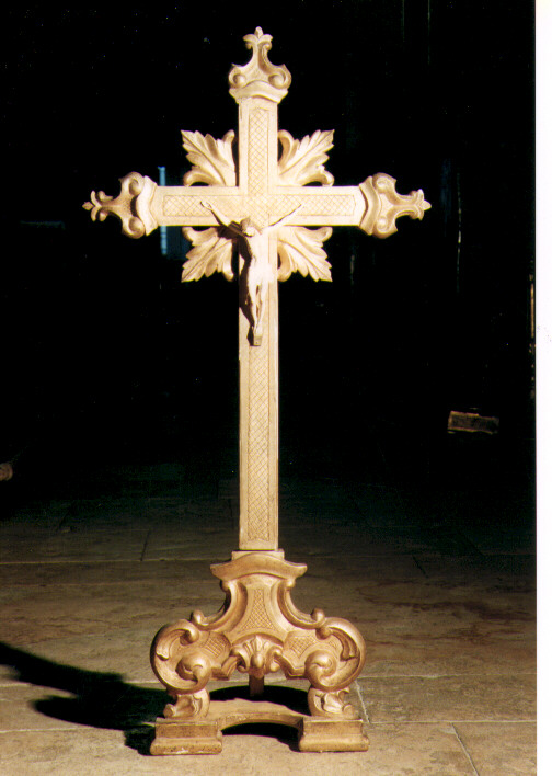 croce d'altare, serie - manifattura Italia meridionale (sec. XIX)