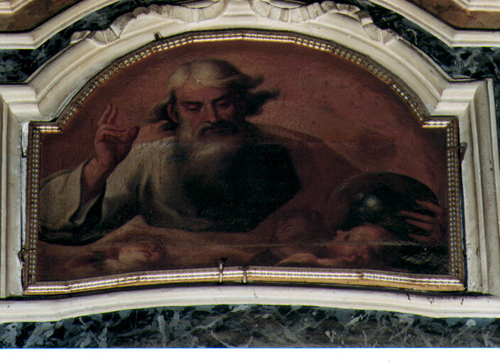 Dio Padre benedicente (dipinto) di Gliri Nicola (sec. XVII)