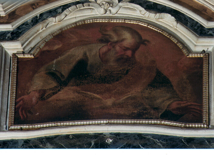 Dio Padre e colomba dello Spirito Santo (dipinto) di Gliri Nicola (sec. XVII)