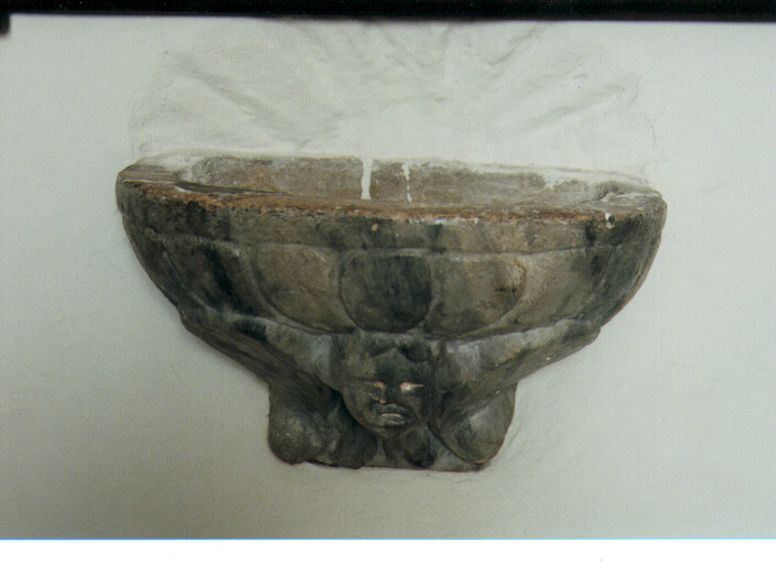 acquasantiera da parete - ambito Italia meridionale (sec. XIX)