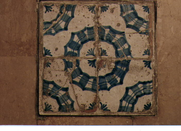 mattonella, serie - manifattura Italia meridionale (sec. XIX)