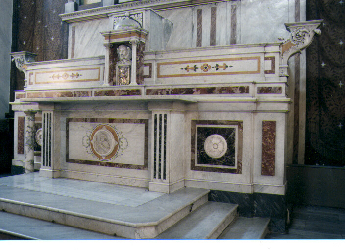 altare maggiore - ambito Italia meridionale (seconda metà sec. XIX)