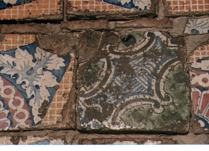 mattonella, serie - ambito Italia meridionale (seconda metà sec. XIX)