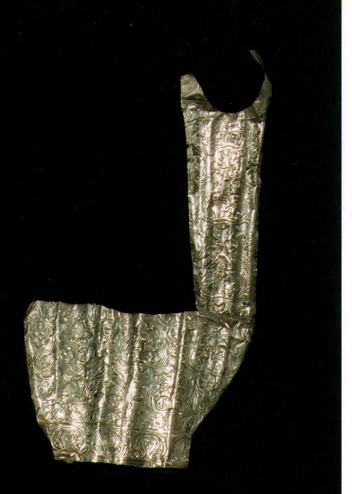 mantello, frammento - ambito napoletano (sec. XX)