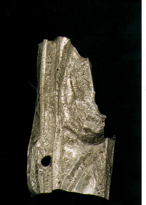 mantello, frammento - ambito napoletano (sec. XX)