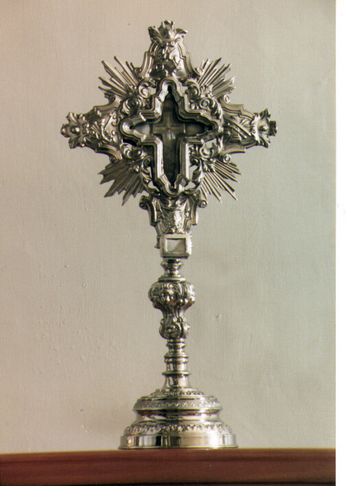 stauroteca - ambito napoletano (sec. XIX)