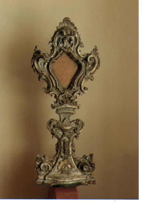 reliquiario - a ostensorio - ambito Italia meridionale (seconda metà sec. XVIII)