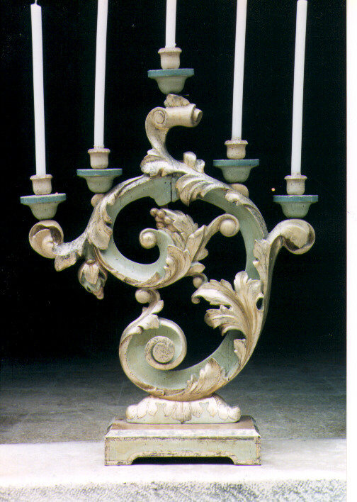 candelabro, serie - ambito Italia meridionale (sec. XVIII)